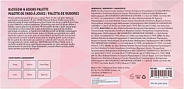 Палетка румян для лица - Moira Blossom & Adore Blush Palette — фото N3