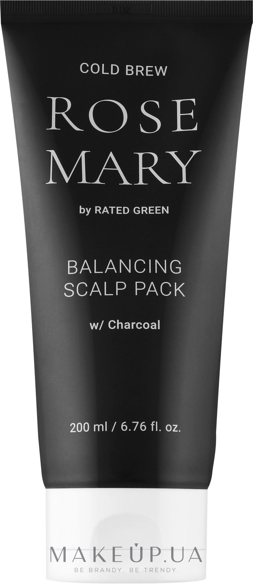 Відновлювальна маска для шкіри голови із соком розмарину - Rated Green Cold Brew Rosemary Balancing Scalp Pack (туба) — фото 200ml