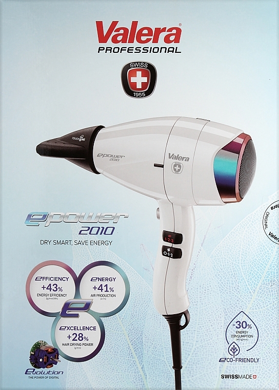 Фен для волосся - Valera eQ RC ePower Dry Smart — фото N2