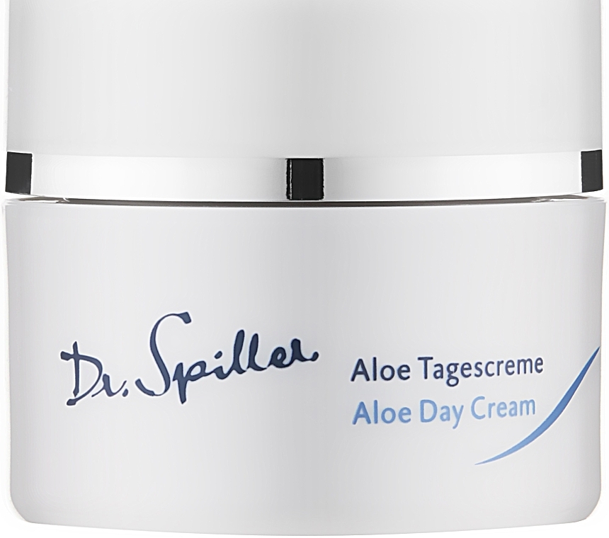 Денний крем для обличчя, з алое вера - Dr. Spiller Aloe Vera Day Cream (міні) — фото N1
