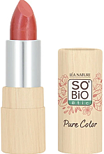 Парфумерія, косметика Матова помада для губ - So'Bio Etic Pure Color Satin Matte Lipstick