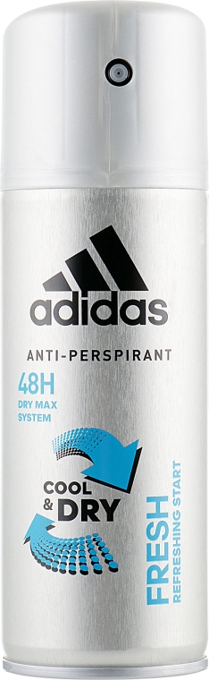 Дезодорант - Adidas Anti-Perspirant Fresh Cool & Dry 48H — фото N1