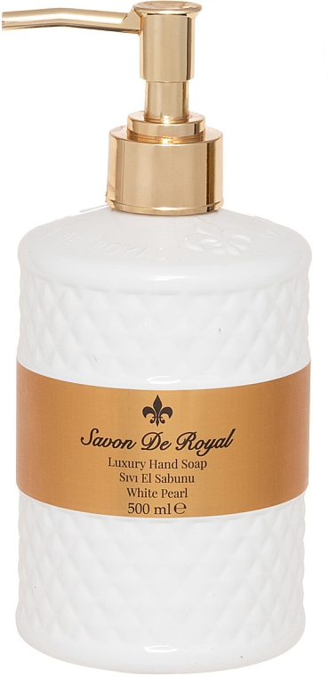 Жидкое мыло для рук - Savon De Royal Luxury Hand Soap White Pearl — фото N1