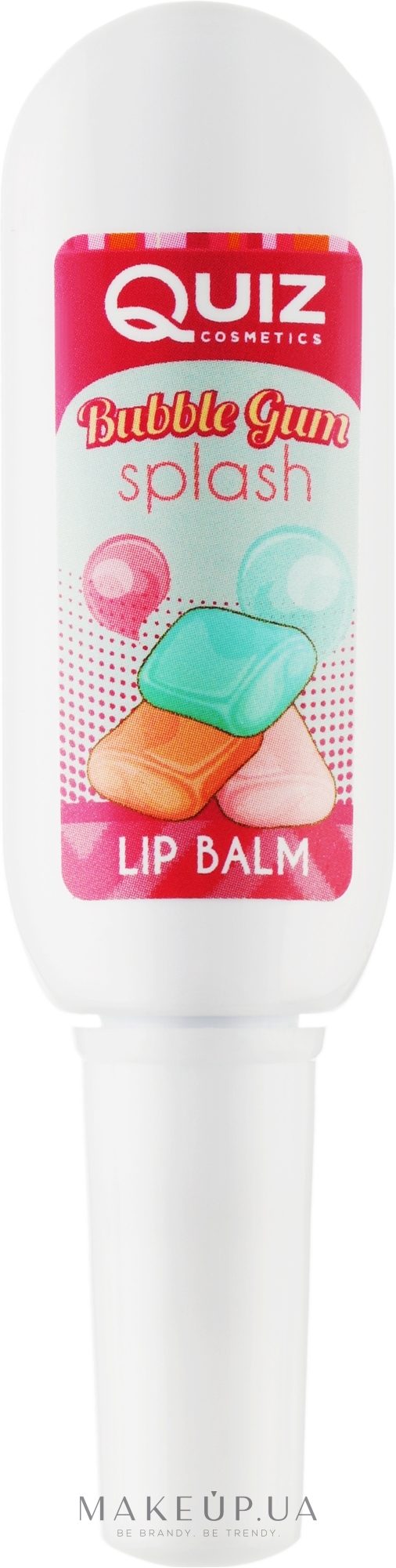 Бальзам для губ "Bubble Gum Splash" - Quiz Cosmetics Lip Balm Tube — фото 10ml