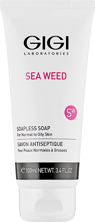 Непенящееся мыло для умывания - Gigi Sea Weed Soapless Soap — фото N1