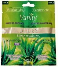 Духи, Парфюмерия, косметика Крем и молочко после депиляции - Bielenda Vanity