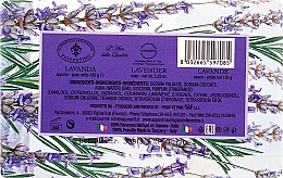 Мыло натуральное "Лаванда" - Saponificio Artigianale Fiorentino Masaccio Lavender Soap — фото N3