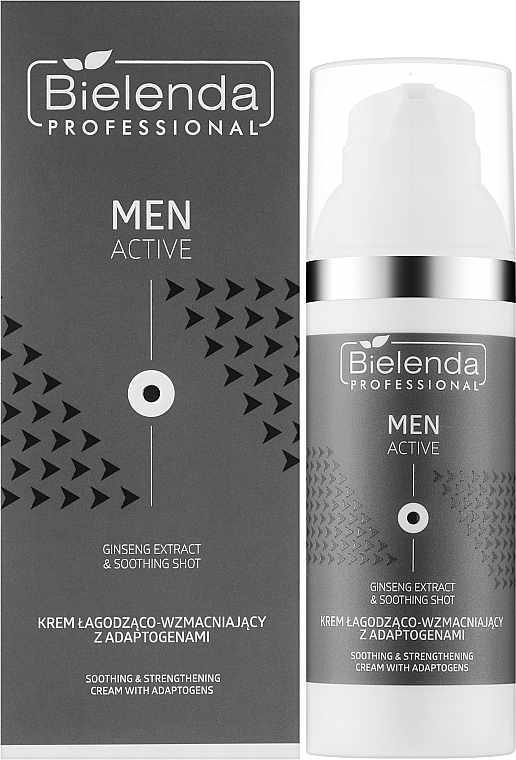 Успокаивающий и укрепляющий крем - Bielenda Professional Men Active Cream — фото N2