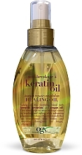 Легкое кератиновое масло-спрей против ломкости волос "Мгновенное восстановление" - OGX Keratin Oil Intense Repair Healing Oil  — фото N1