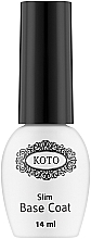 Базовое покрытие для гель-лака - Koto Gel Polish Slim Base Coat — фото N3