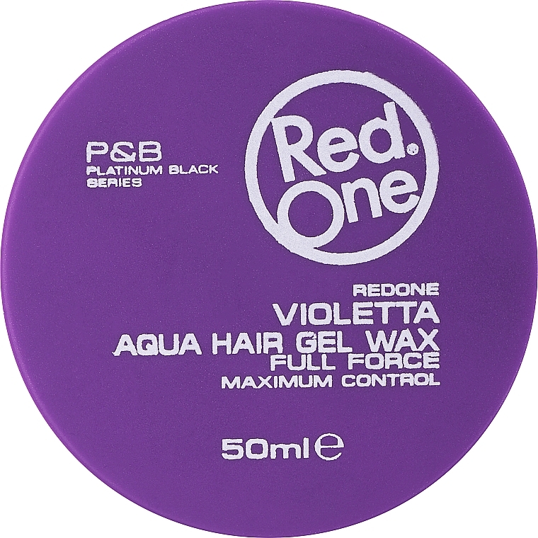 Воск для волос на водной основе - RedOne Aqua Hair Gel Wax Full Force Violetta — фото N1