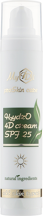 Увлажняющий 4D крем для лица - MyIDi H2ydrO 4D Cream SPF 25