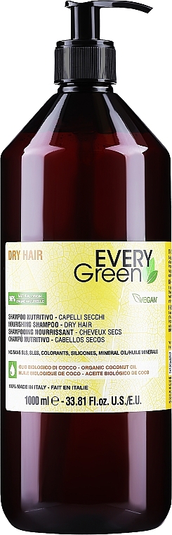 Шампунь для сухого волосся  - Dikson Every Green Dry Hair Nourishing Shampoo — фото N7