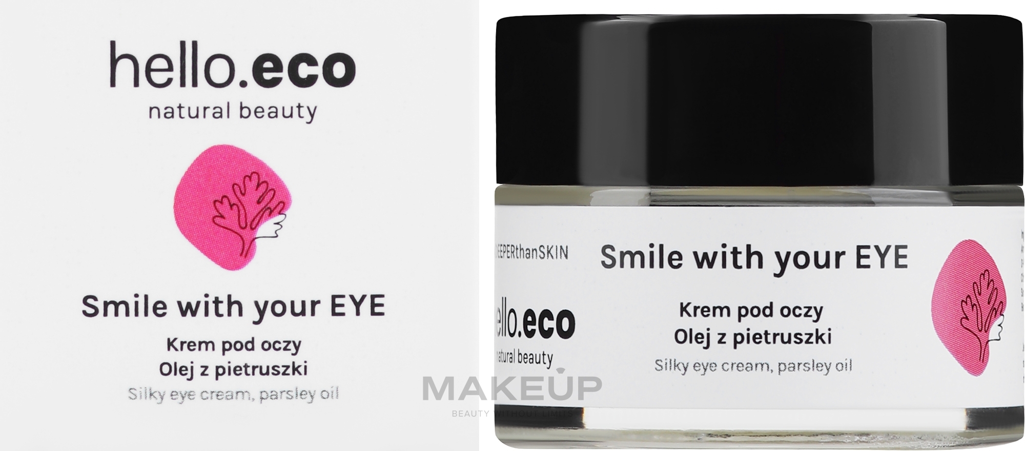 Крем для кожи вокруг глаз "Петрушка и абрикос" - Hello Eco Parsley-Apricot Eye Cream — фото 15ml