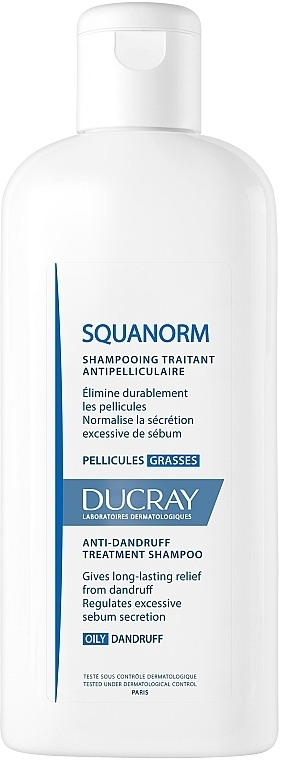 Шампунь від жирної лупи - Ducray Squanorm Kertiol Shampoo