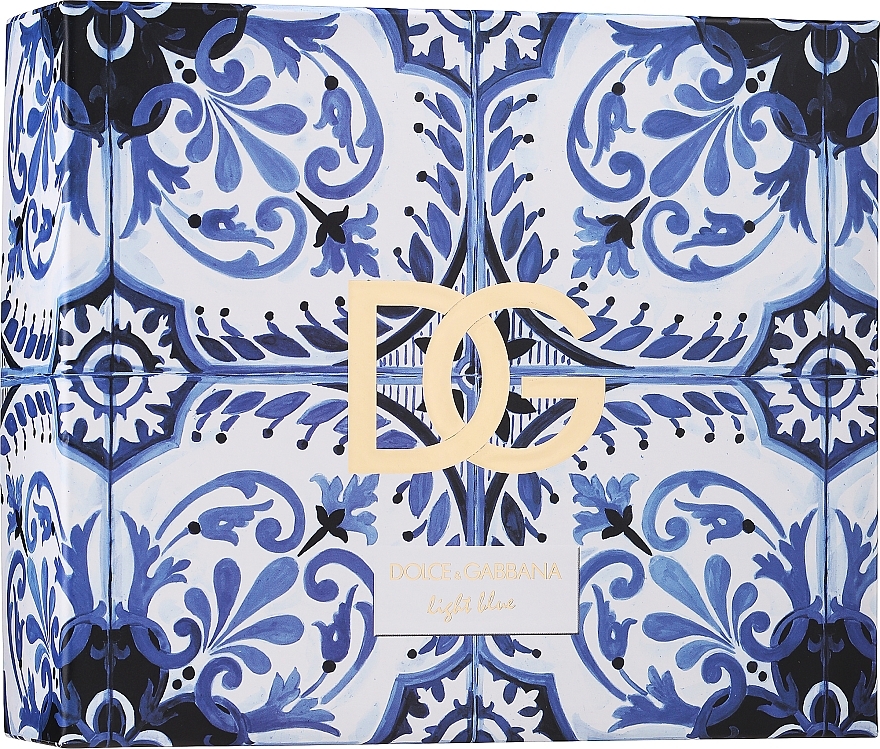 Dolce & Gabbana Light Blue - Набір (edt/50ml + b/lot/50ml + sh/gel/50ml) — фото N1