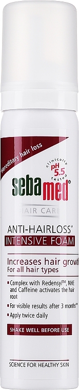 Пінка проти випадання волосся - Sebamed Anti-Hairloss Intensive Foam — фото N1