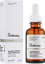 Сыворотка осветляющая - The Ordinary Ascorbic Acid 8% + Alpha Arbutin 2% — фото N1
