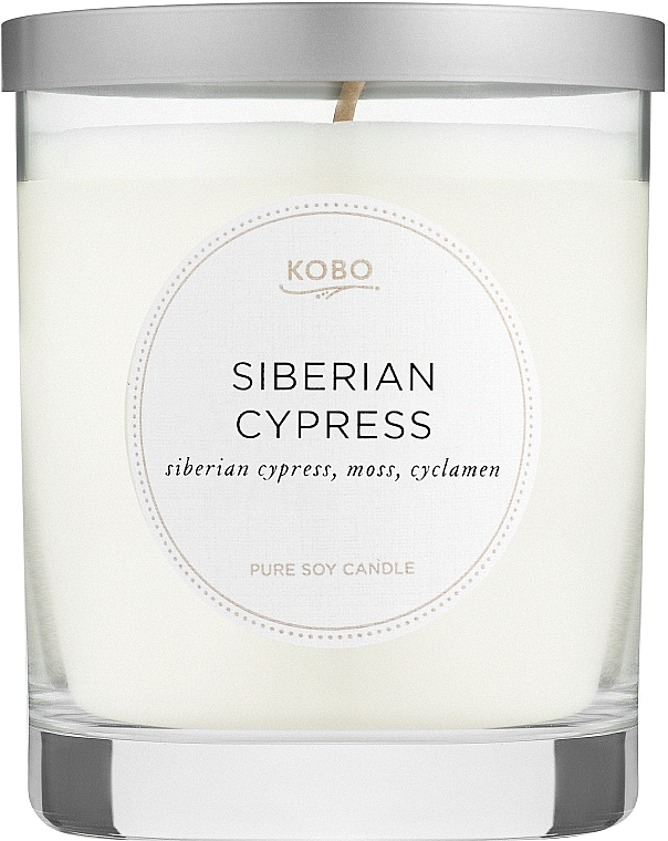 Kobo Siberian Cypress - Ароматическая свеча — фото N1