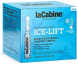 Ампули для обличчя "Охолоджувальна підтяжка" - La Cabine Ice-lift Ampoules — фото N2