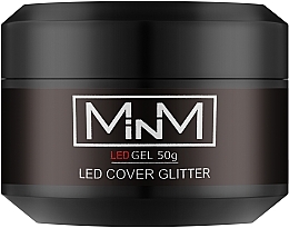Гель камуфлирующий LED - M-in-M Gel LED Cover Glitter — фото N4