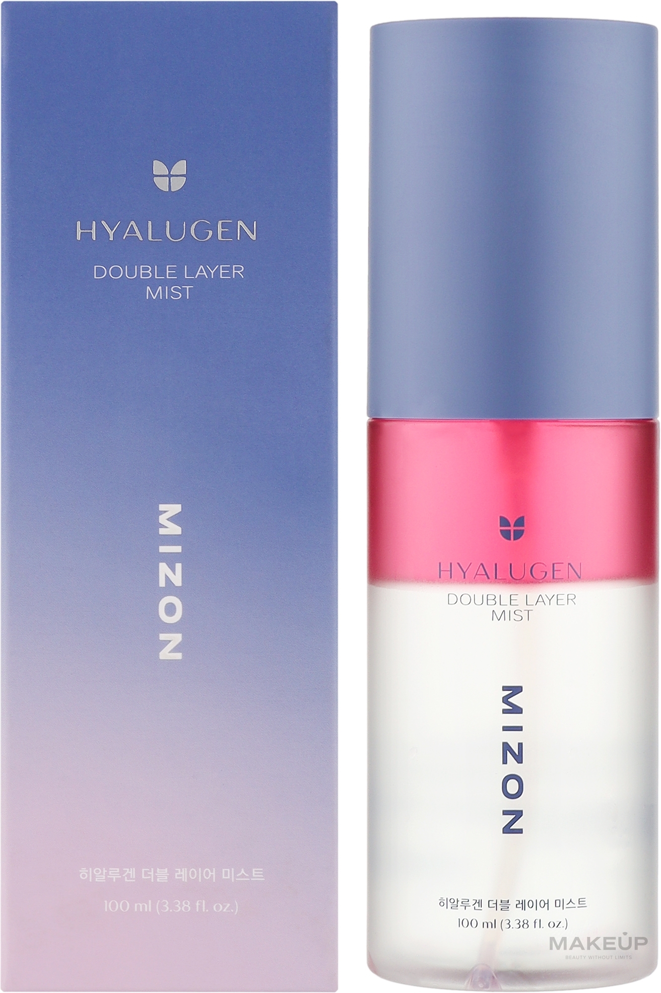 Мист для лица с коллагеном и гиалуроном - Mizon Hyalugen Double Layer Mist — фото 100ml