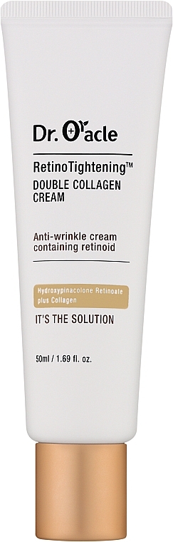 Крем для лица - Dr. Oracle Retino Tightening Double Collagen Cream — фото N1