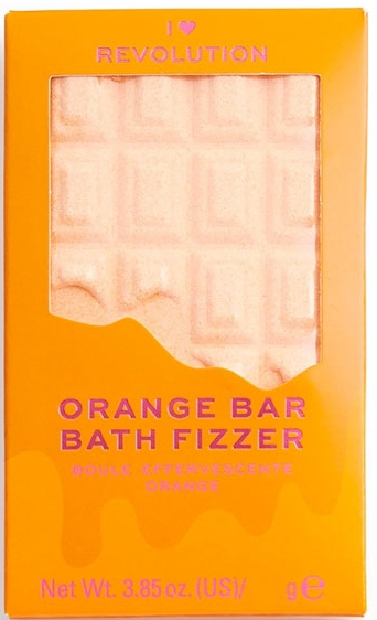 Бомбочка для ванни - I Heart Revolution Chocolate Bar Bath Fizzer "Orange" — фото N1