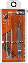 Пінцет професійний для вій, TE-45/8 - Staleks Pro Expert 45 Type 8 — фото N1