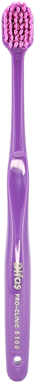Зубна щітка "Ultra Soft" 512063, фіолетова з рожевою щетиною, в кейсі - Difas Pro-Clinic 5100 — фото N2