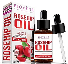 Питательный концентрат - Biovene Rosehip Oil 100% Pure — фото N1