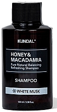 Шампунь для волосся "Білий мускус" - Kundal Honey & Macadamia Shampoo White Musk — фото N3