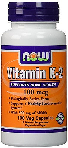 Желатиновые капсулы "Витамин К2" - Now Foods Vitamin K-2 100 mcg — фото N2