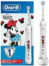 Парфумерія, косметика Електрична зубна щітка дитяча, від 6 років, Мінні - Oral-B Junior Minnie