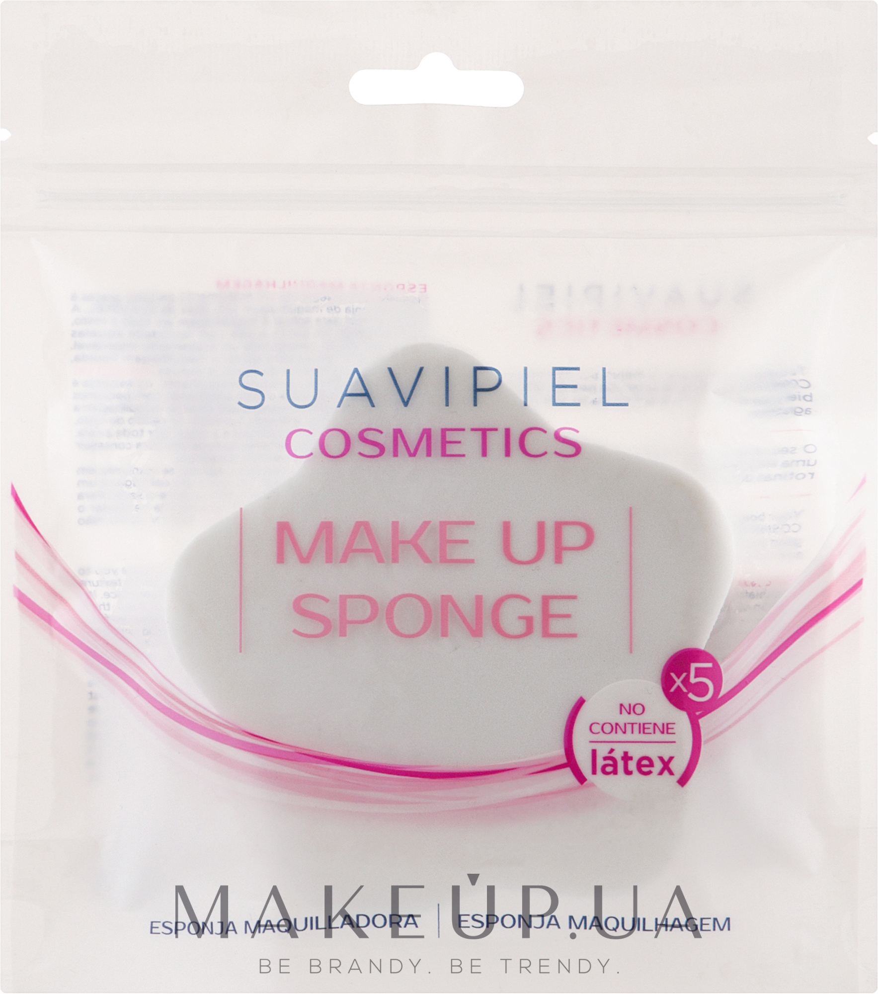 Набор спонжей для макияжа - Suavipiel Cosmetics Make Up Sponge — фото 5шт