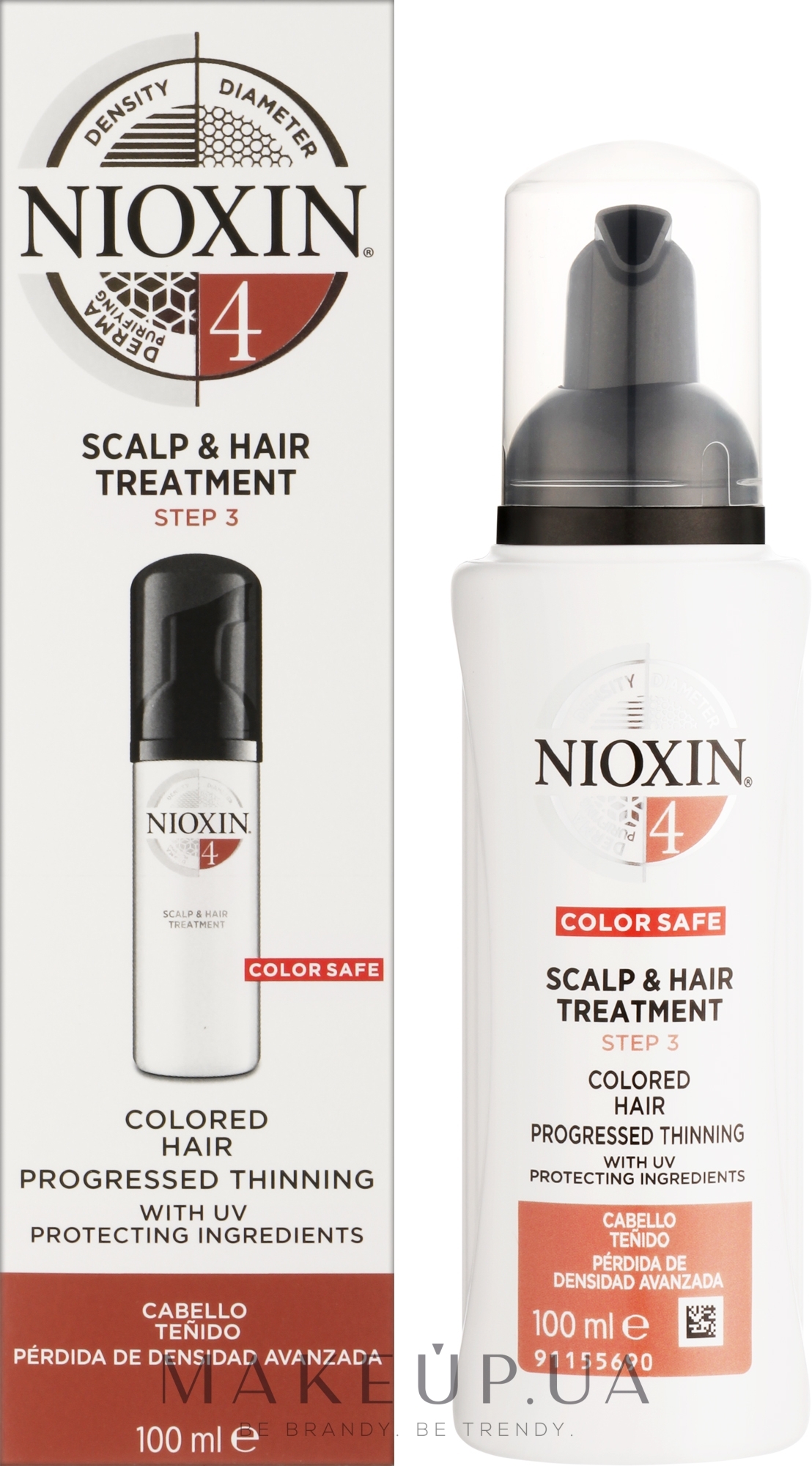 Питательная маска для волос - Nioxin Scalp Treatment System 4 — фото 100ml