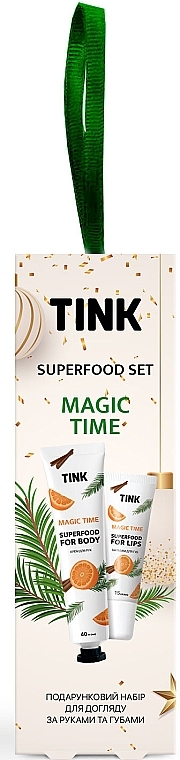 Подарочный набор - Tink Magic Time (h/cr/40ml + lip/balm/15ml) — фото N1