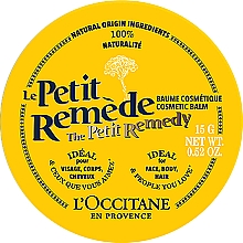 Універсальний бальзам для губ, обличчя, тіла та волосся - L'occitane Le Petit Remede — фото N1
