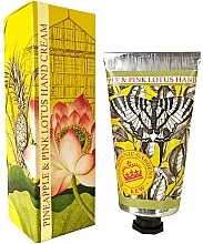 Парфумерія, косметика Крем для рук "Ананас і рожевий лотос" - The English Soap Company Pineapple and Pink Lotus Hand Cream