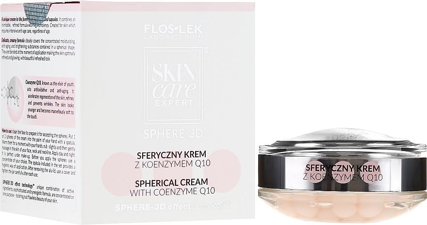 Крем у сферах з коензимом Q10 - Floslek Skin Care Expert Sphere-3D Spherical Cream With Coenzyme Q10