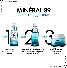 УЦЕНКА Легкий крем для всех типов кожи лица, увлажнение 72 часа - Vichy Mineral 89 Light 72H Moisture Boosting Cream * — фото N7