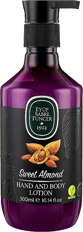 Увлажняющий лосьон для рук и тела с миндальным маслом и маслом ши - Eyup Sabri Tuncer Sweet Almond — фото N1