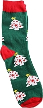 Рождественские носки в декоративной коробке, зеленые - Moraj — фото N2