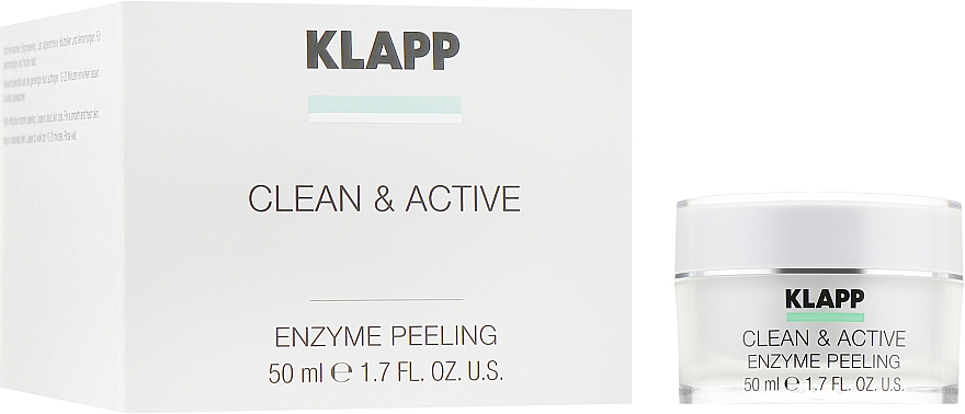 Ензимна маска-пілінг - Klapp Clean & Active Enzyme Peeling — фото N4
