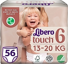 Парфумерія, косметика Підгузки-трусики дитячі Touch Pants 6 (13-20 кг), 56 шт. (2х28) - Libero
