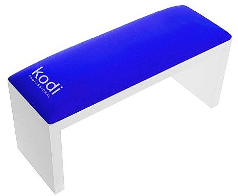 Подлокотник для маникюра на белых ножках, Electric Blue - Kodi Professional — фото N1