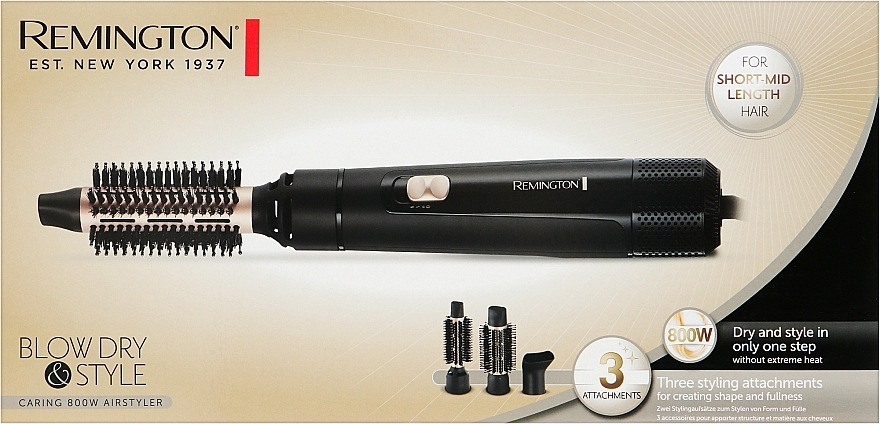 Стайлер для волос - Remington Blow Dry And Style Caring 800W Airstyler AS7300 — фото N2