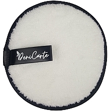 Спонж для умывания, белый - Deni Carte Face Wash Microfiber White — фото N1