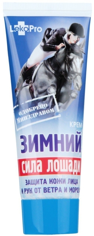 Крем для защиты лица и рук от ветра и мороза "Зимний. Сила лошади" - LekoPro — фото N2