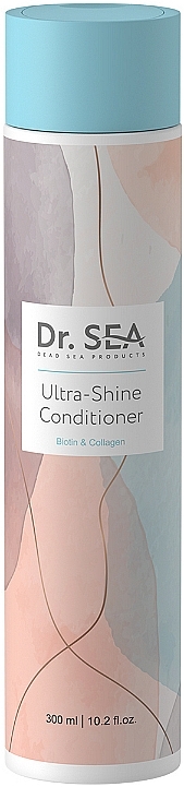 Кондиціонер для ультраблиску волосся з біотином і колагеном - Dr.Sea Ultra-Shine Conditioner — фото N1